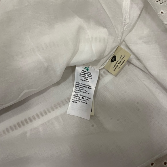 NWT Madewell Embroidered Smock Waist Ruffle Mini Skirt - Picture 11 of 13